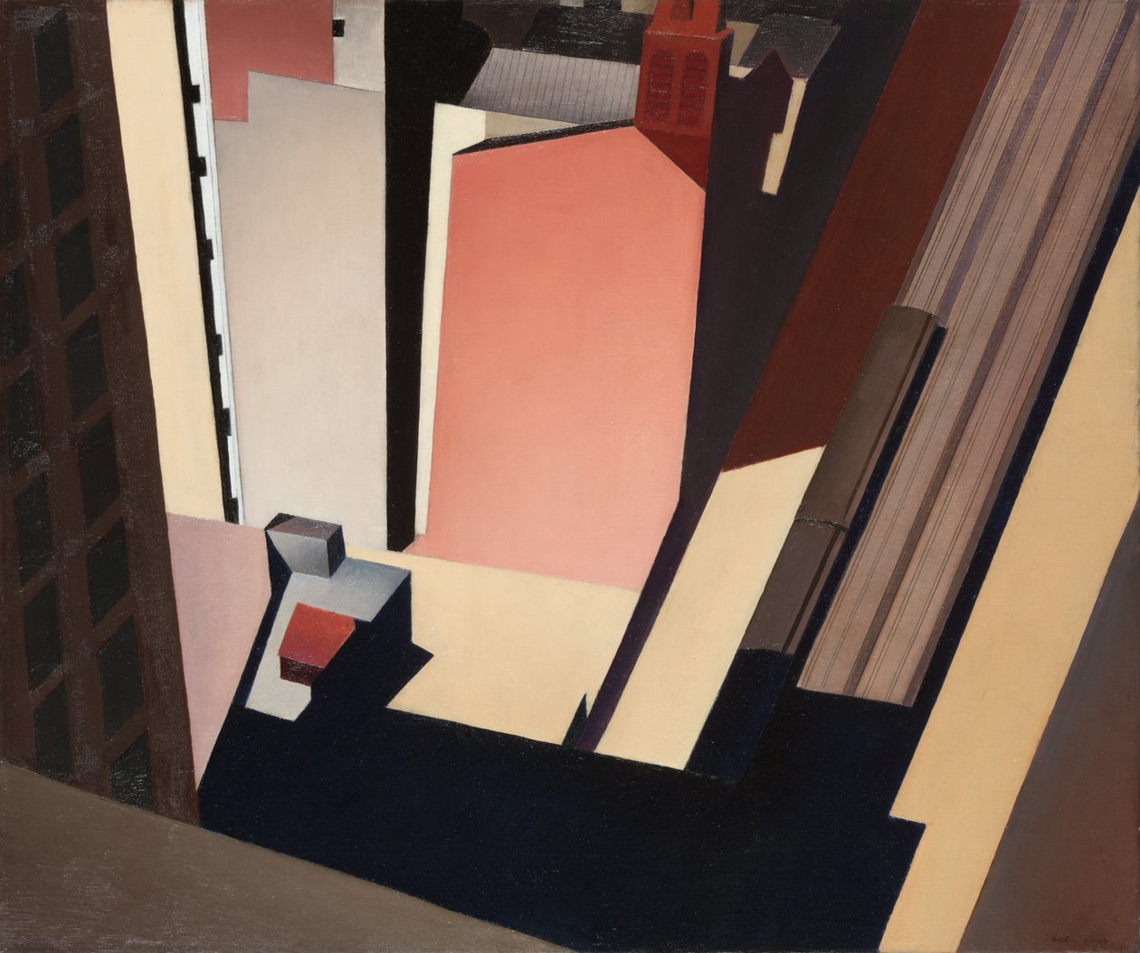 Rua da Igreja El de Charles Sheeler