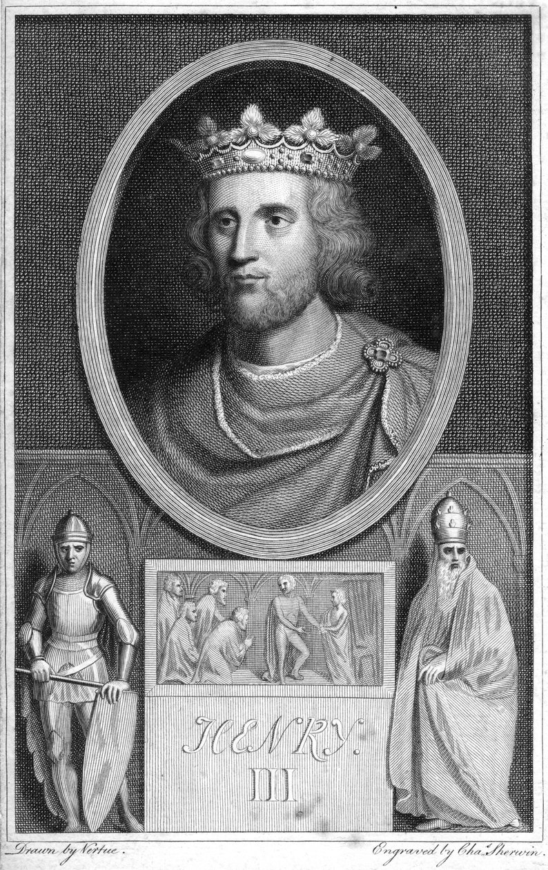 Henrique III da Inglaterra, século XVIII. de Charles Sherwin