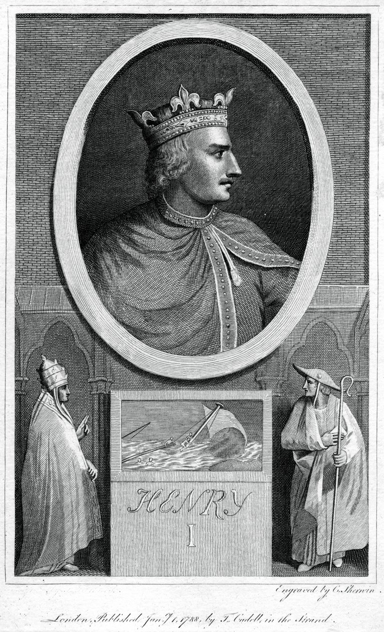 Henrique I, rei da Inglaterra, 1788. de Charles Sherwin
