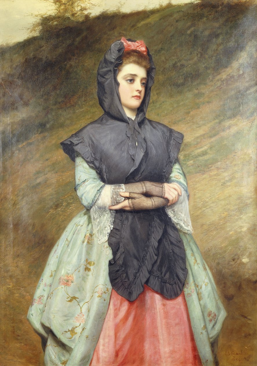 Vindo da Igreja, 1884 de Charles Sillem Lidderdale