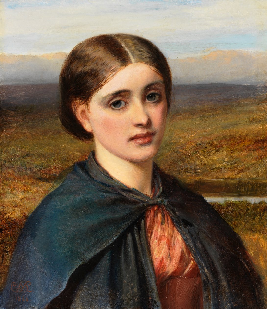 Estudo de um chefe irlandês, 1866 de Charles Sillem Lidderdale