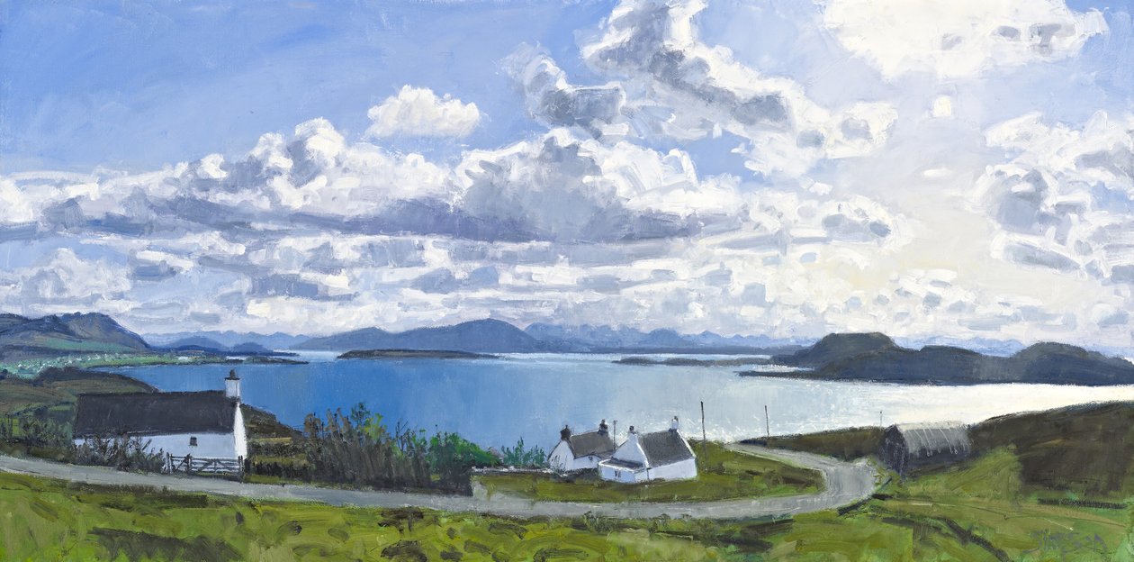 Baía de Badentarbat, 2011 (óleo sobre tela) de Charles Simpson