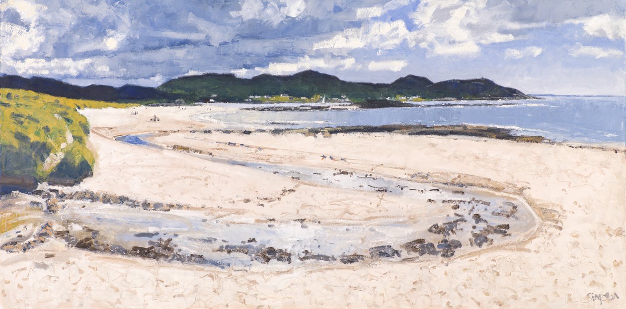 Beach Stream, Sanna, 2017 (óleo sobre tela) de Charles Simpson