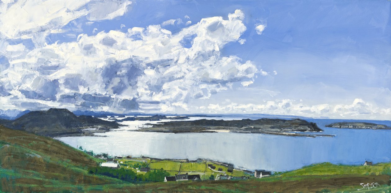 Para além de Altandhu, 2011 (óleo sobre tela) de Charles Simpson