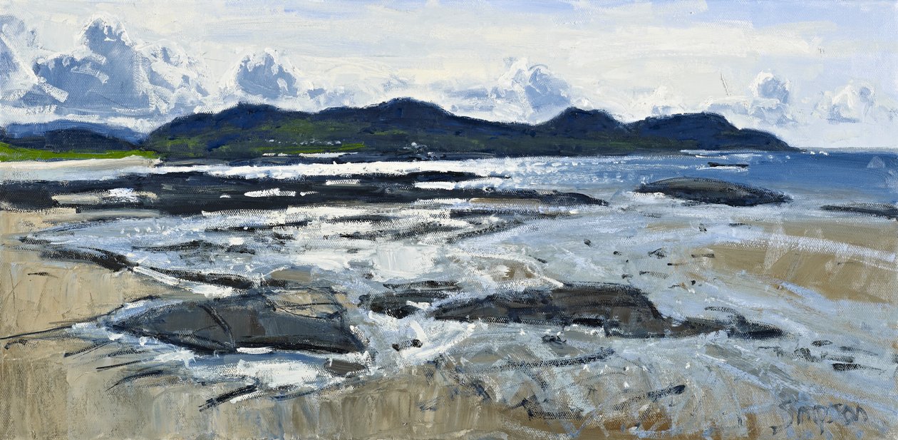 Maré baixa, Portuairk, 2010 (óleo sobre tela) de Charles Simpson