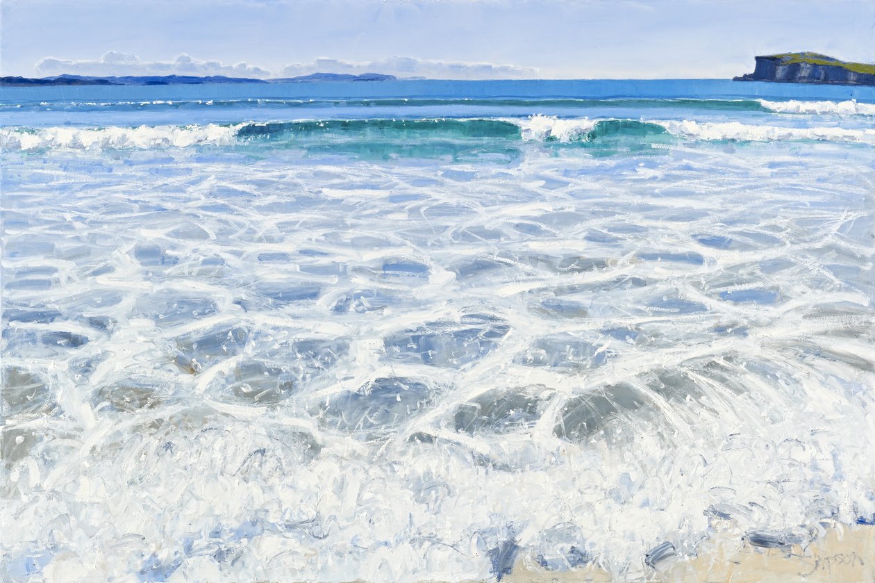 Oldshoremore Sea, 2010 (óleo sobre tela) de Charles Simpson