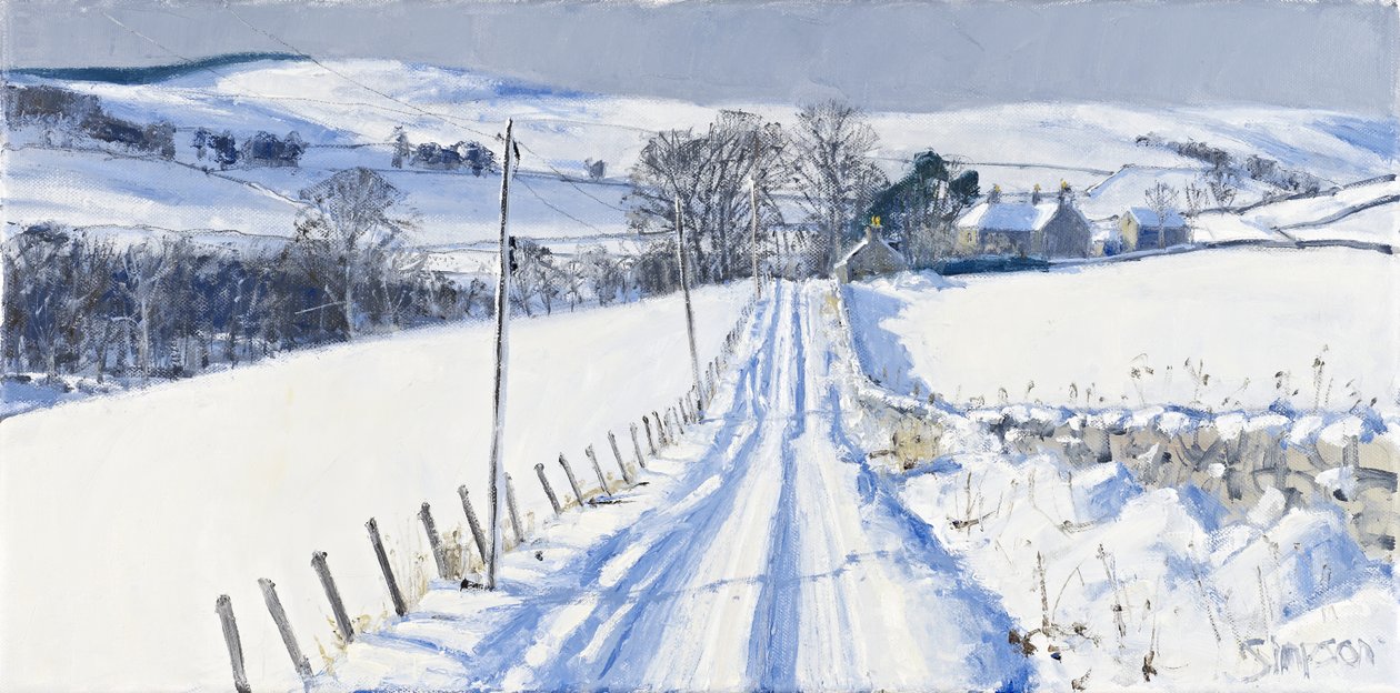 Neve, Newhall, 2010 (óleo sobre tela) de Charles Simpson