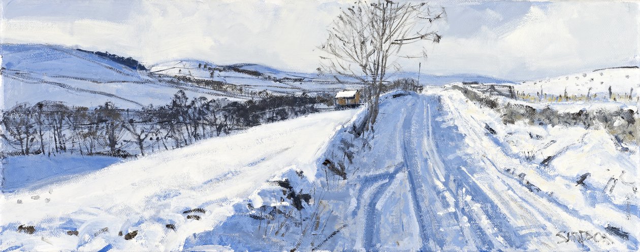 Winter Valley, 2011 (óleo sobre tela) de Charles Simpson