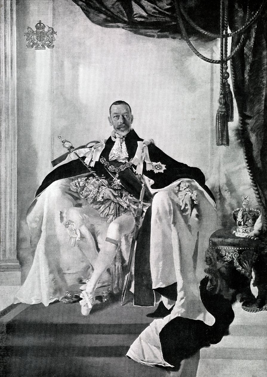 George V, 1924 de Charles Sims