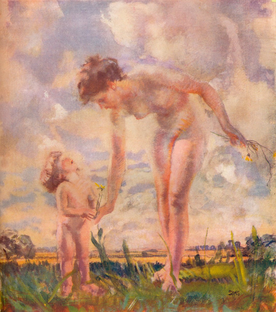 A irmã mais velha, século c20 de Charles Sims