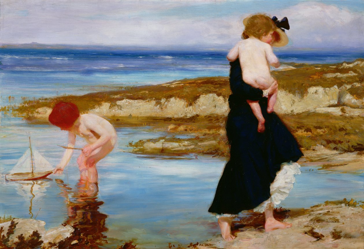 Bebês de Água, 1903 de Charles Sims