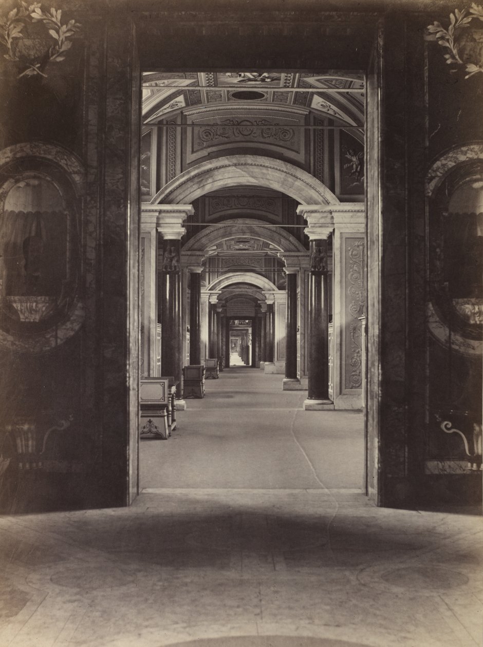 Biblioteca do Vaticano, c. 1860 de Charles Soulier