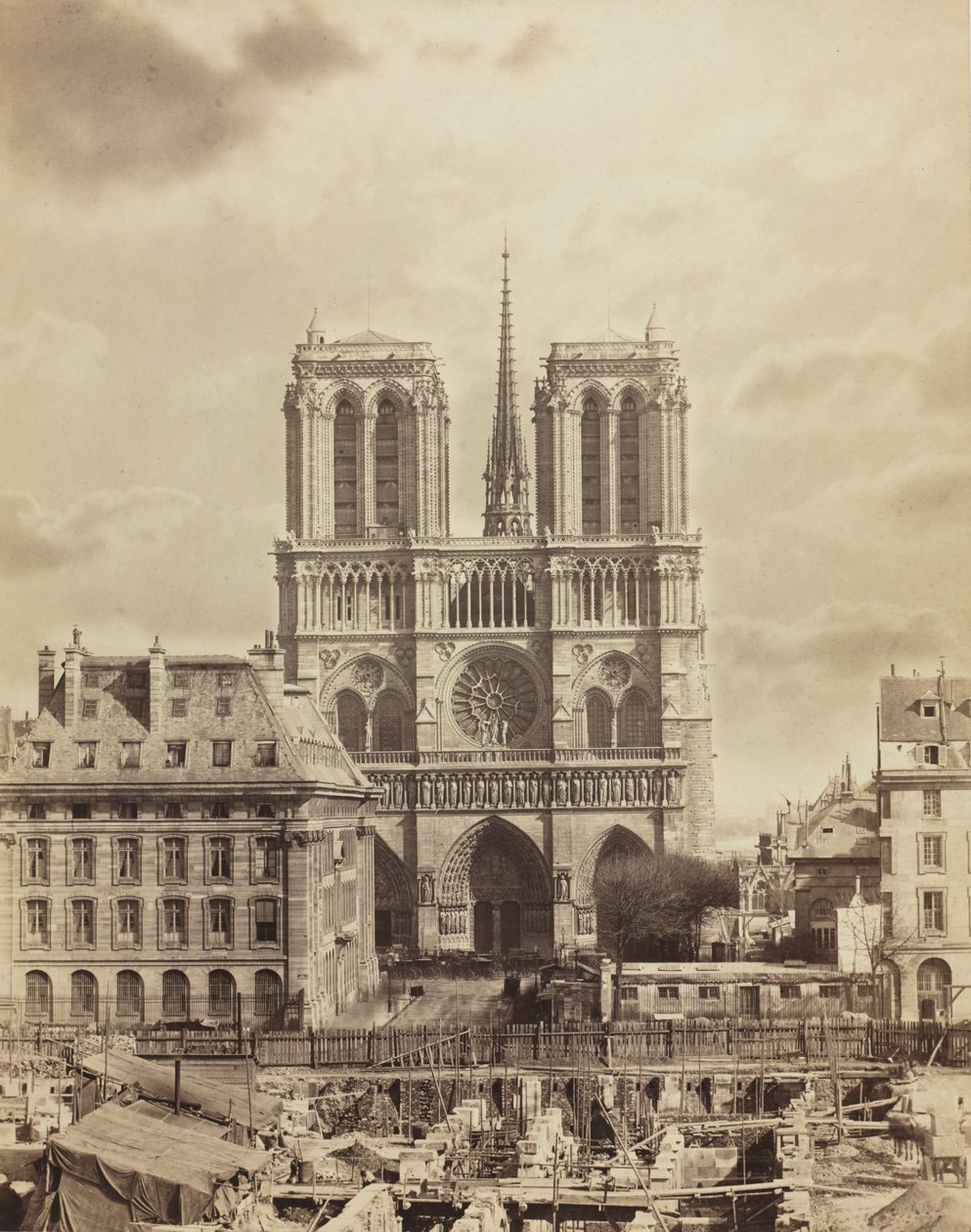 Notre Dame de Paris, início dos anos 1860. de Charles Soulier