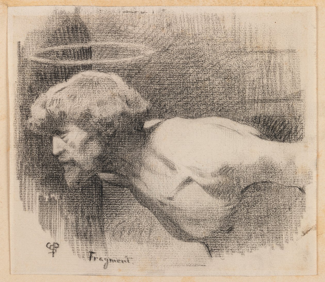 Decapitação de São João Batista, c.1881 (carvão sobre papel) de Charles Sprague Pearce