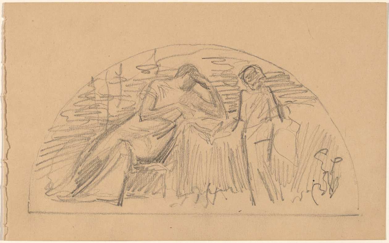 Estudo para uma Luneta de Charles Sprague Pearce