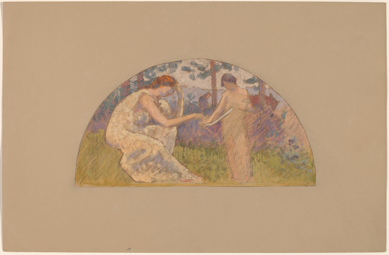 Estudo para uma Luneta de Charles Sprague Pearce