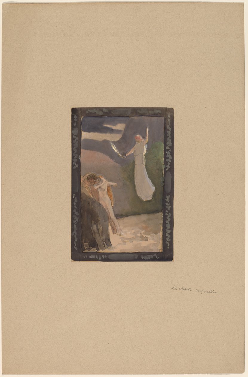 Estudo para um painel de Charles Sprague Pearce