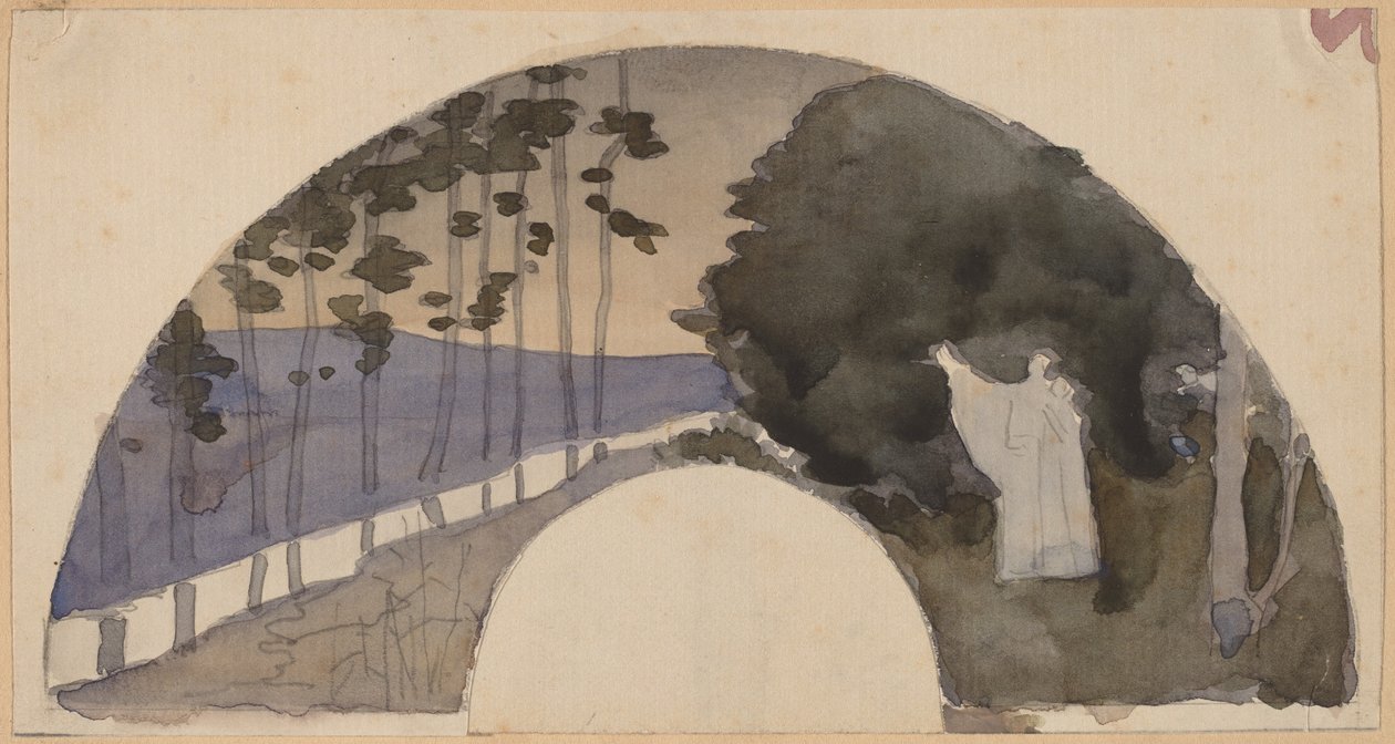 Estudo para um arco de Charles Sprague Pearce
