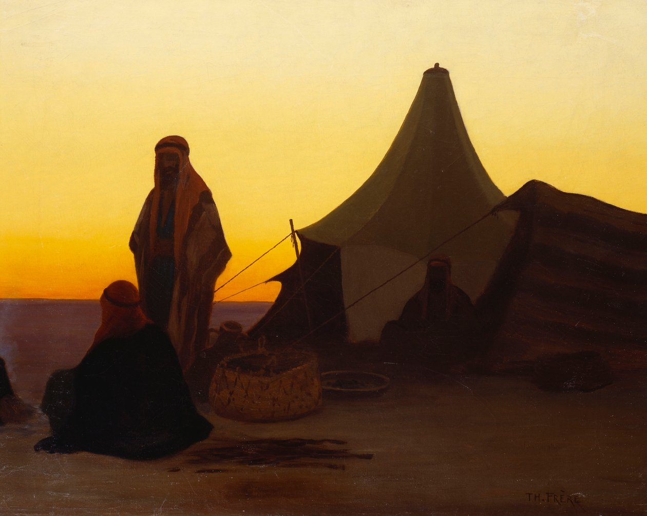 Um acampamento árabe de Charles Theodore Frere