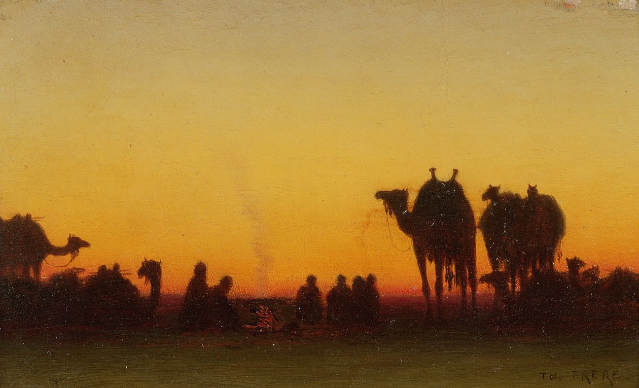 Pelo fogo do acampamento de Charles Theodore Frere