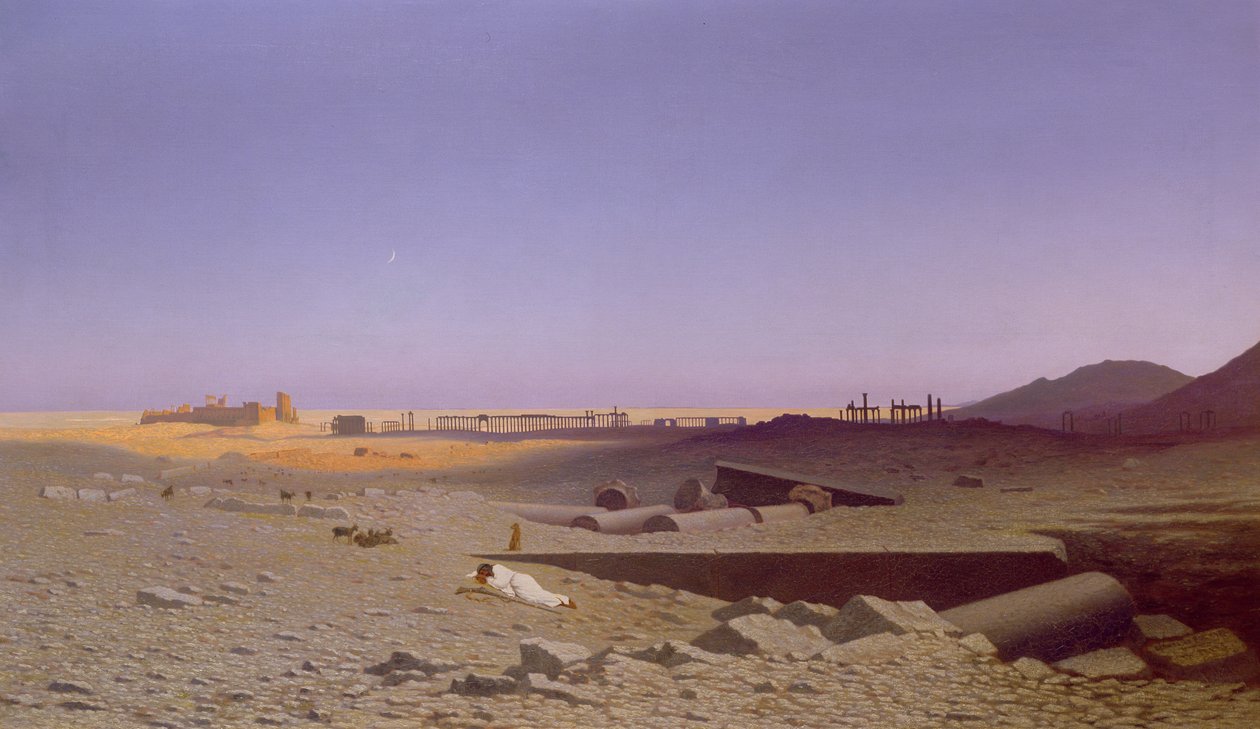 Ruínas de Palmyra, 1839 de Charles Theodore Frere