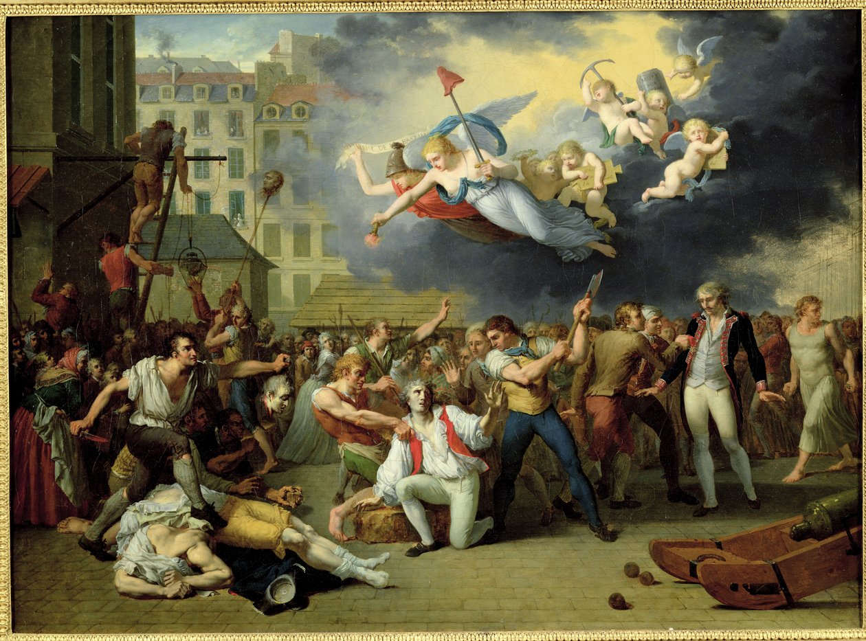 Massacre do Marquês de Pellepont, 14 de julho de 1789 de Charles Thevenin