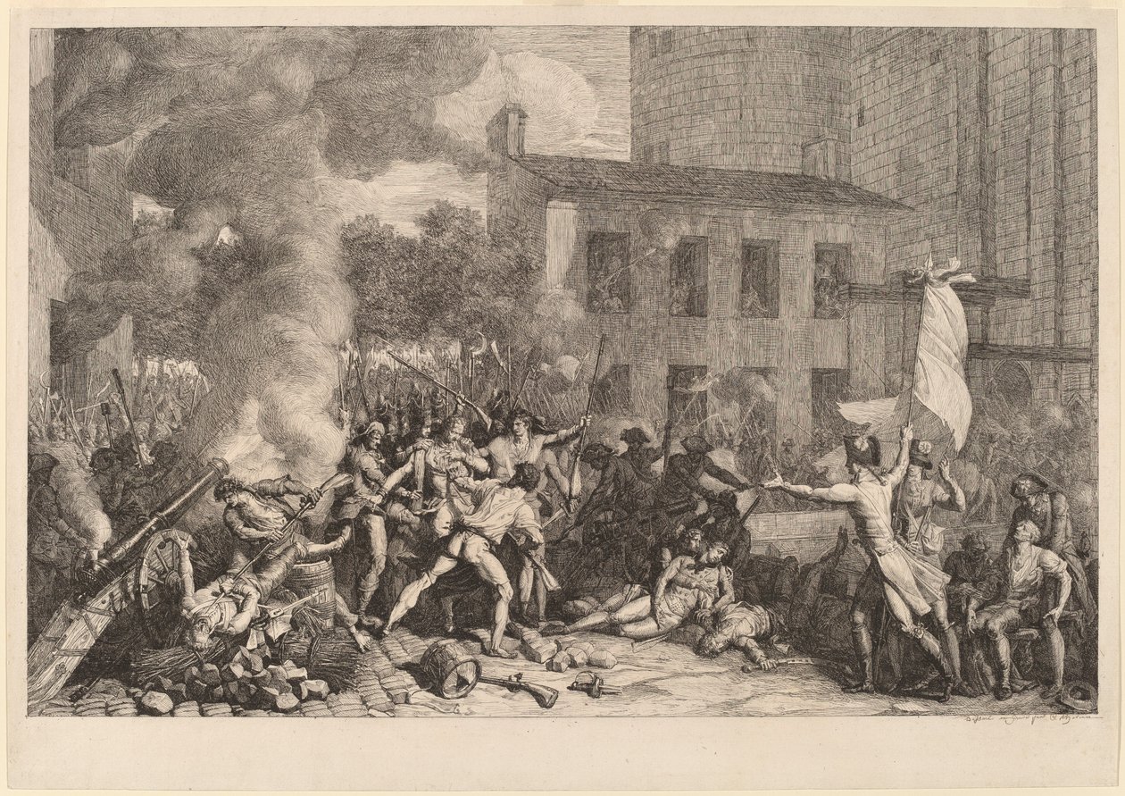 Tomada da Bastilha, 14 de julho de 1789 de Charles Thevenin