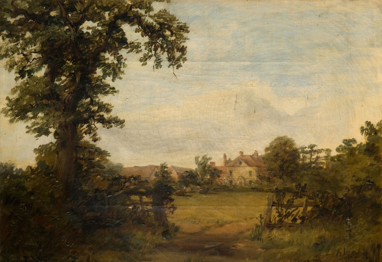 Fazenda Metchley Park, Harborne, 1845. de Charles Thomas Burt
