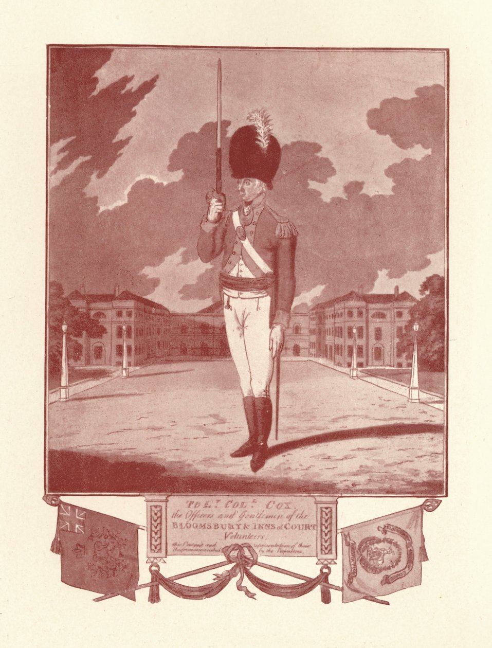 Oficiais e senhores do Bloomsbury & Inns of Volunteers Court, 1780-1820, 1909. de Charles Tomkins