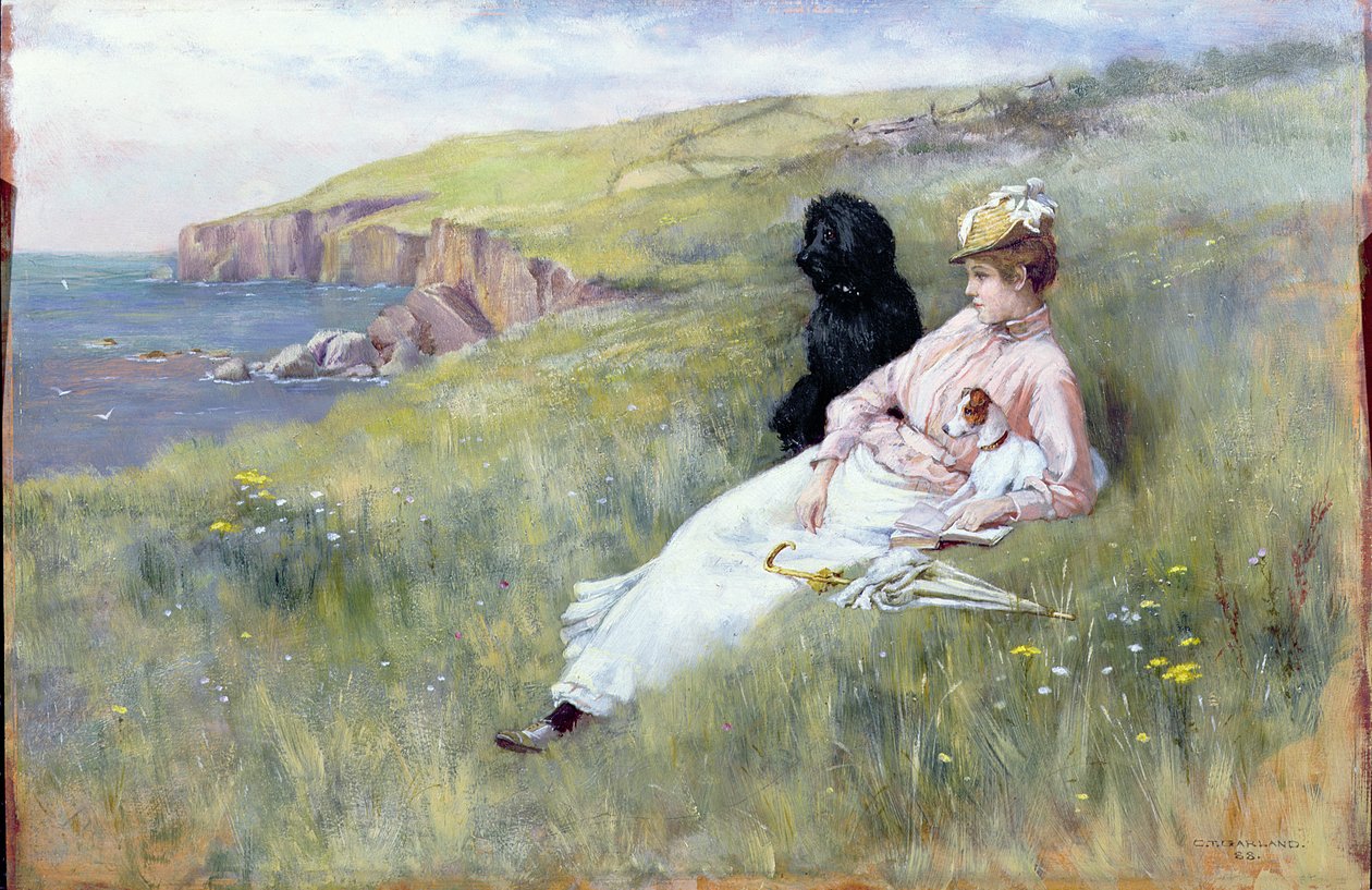 Sonhos do Mar, 1888 (painel) de Charles Trevor Garland