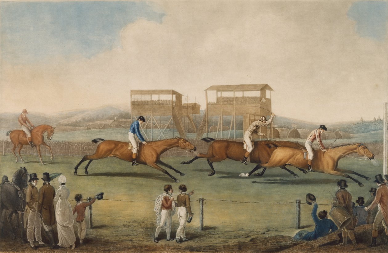 Um Par: Coming In, Londres, 20 de janeiro de 1803 (aquatint) de Charles Turner