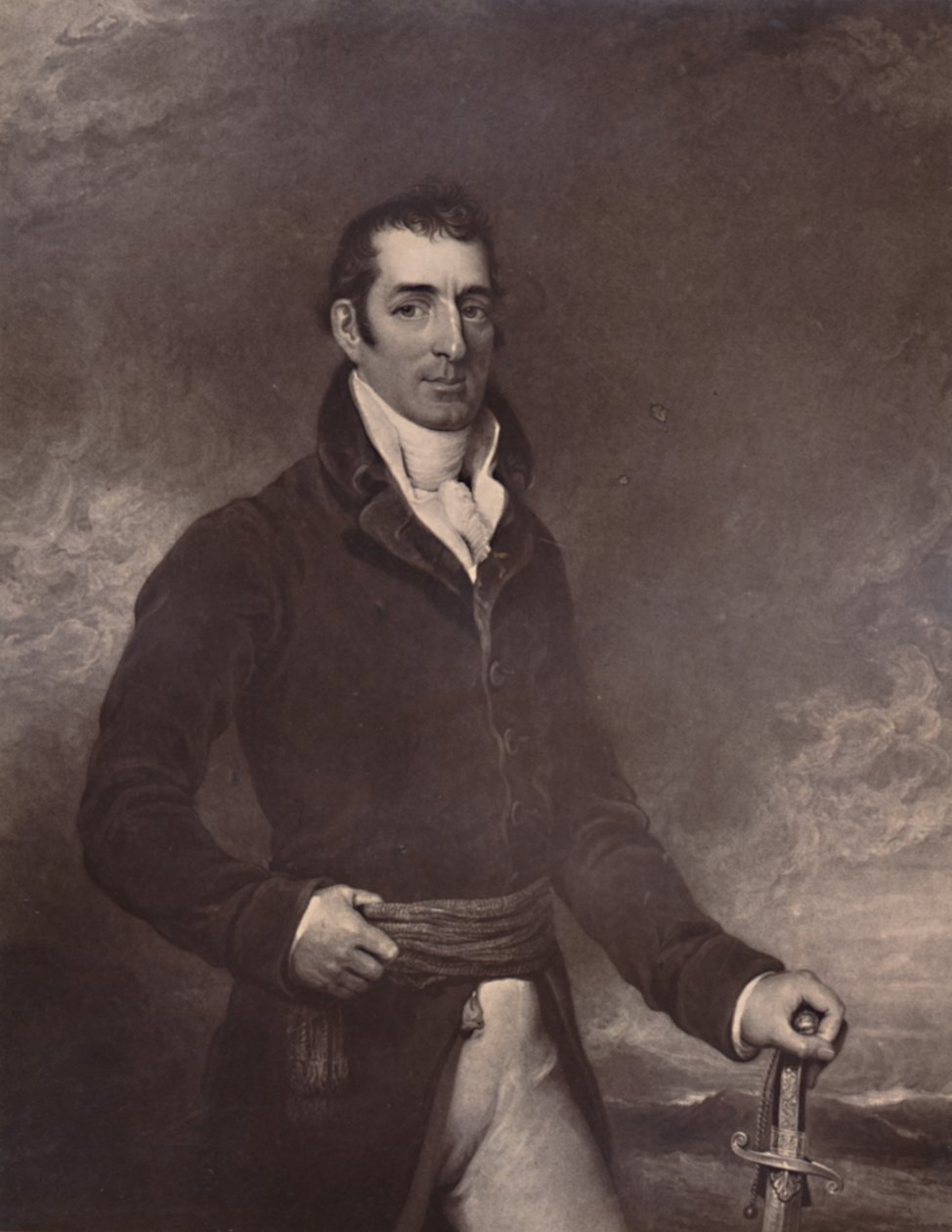 Arthur Wellesley, 1º Duque de Wellington, soldado e político irlandês, c1817 1894 de Charles Turner