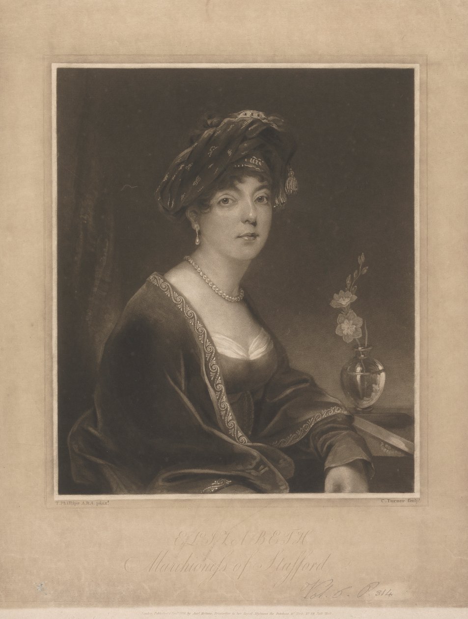 Elizabeth, Marchioness de Stafford de Charles Turner