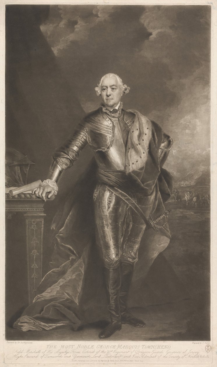 George, primeiro Marquês de Townshend de Charles Turner