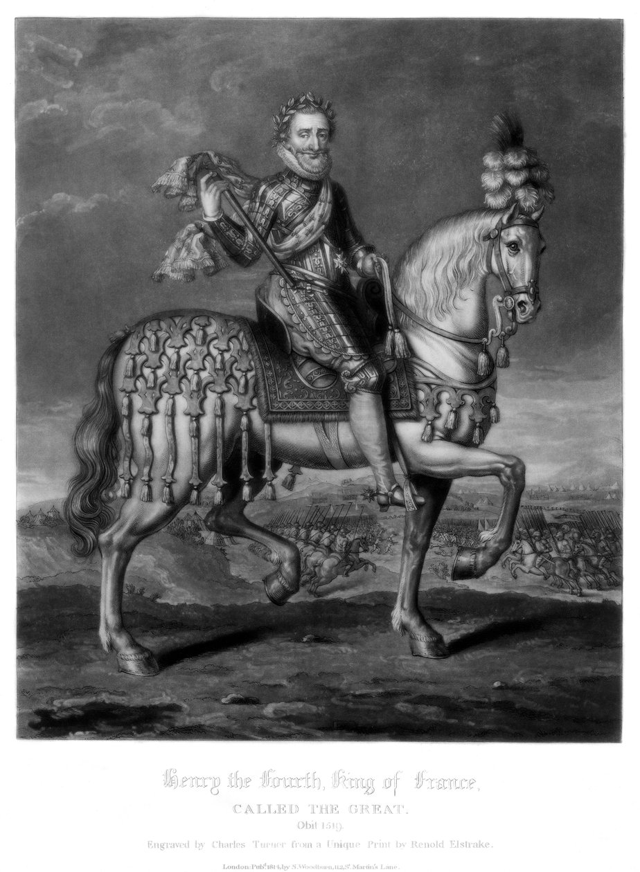 Henrique IV, rei da França, 1816. de Charles Turner