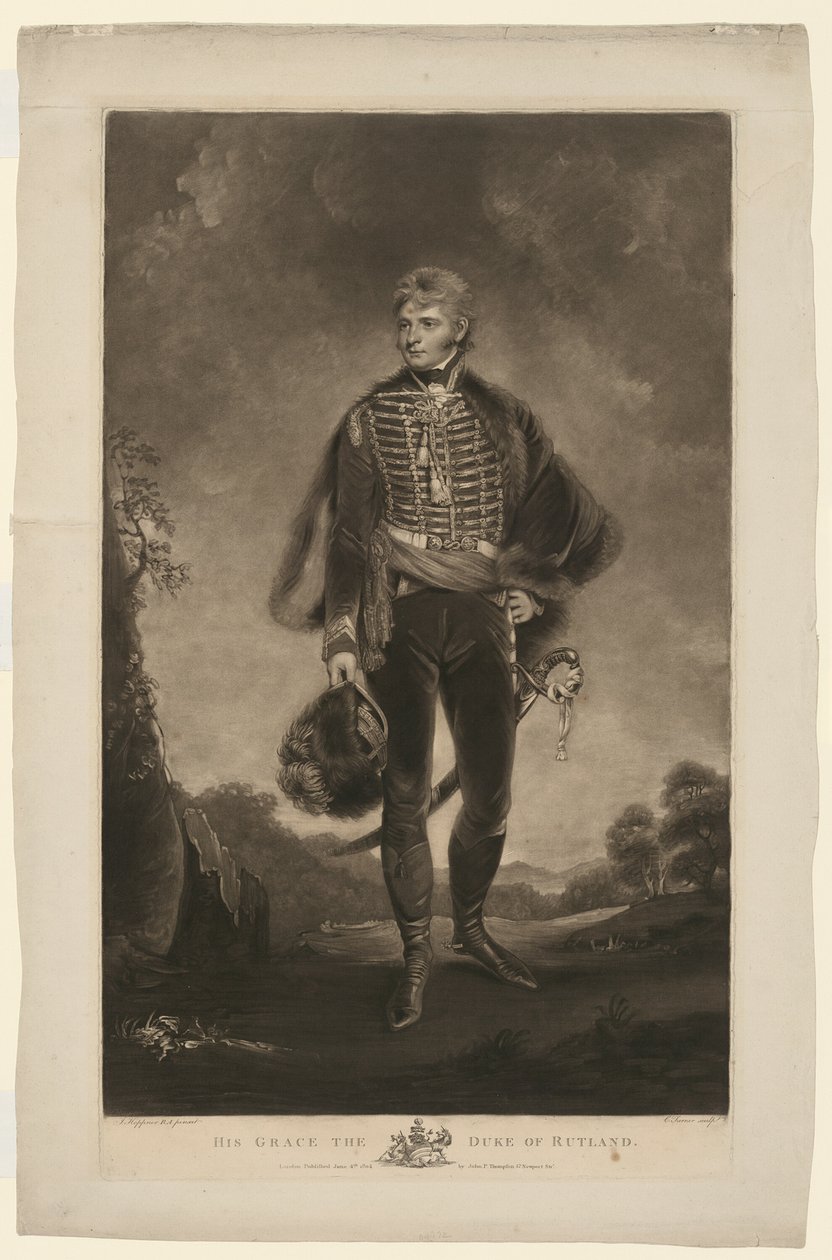 Sua Graça o Duque de Rutland de Charles Turner