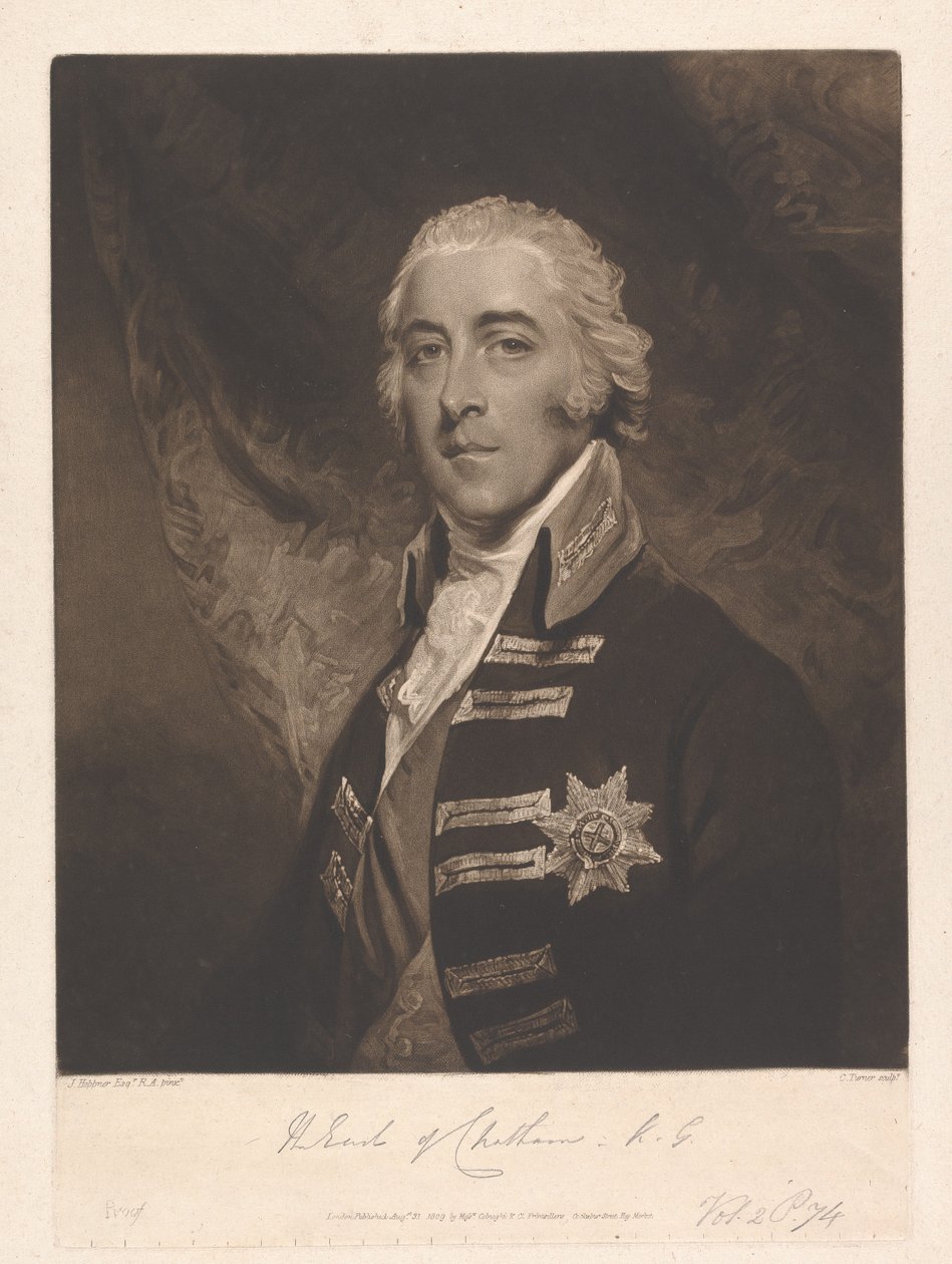 John Pitt, 2.º Conde de Chatham de Charles Turner