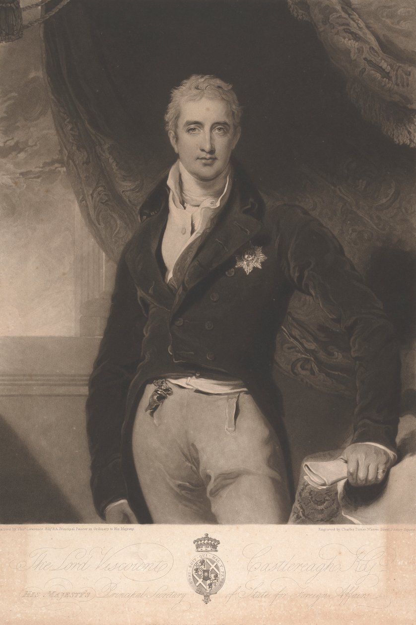Senhor Visconde Castlereagh de Charles Turner