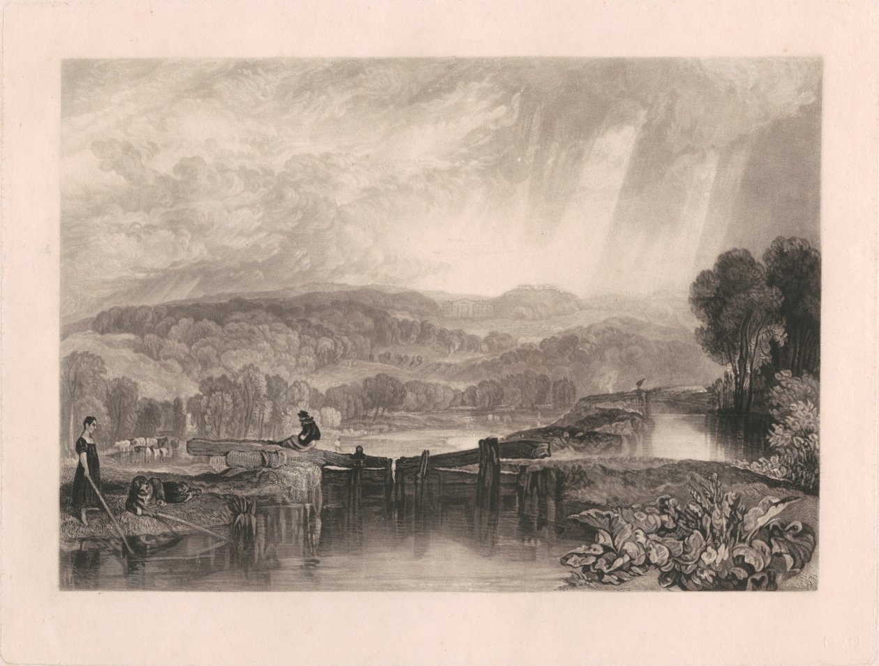 Mais Parque a partir de Rios de Inglaterra de Charles Turner