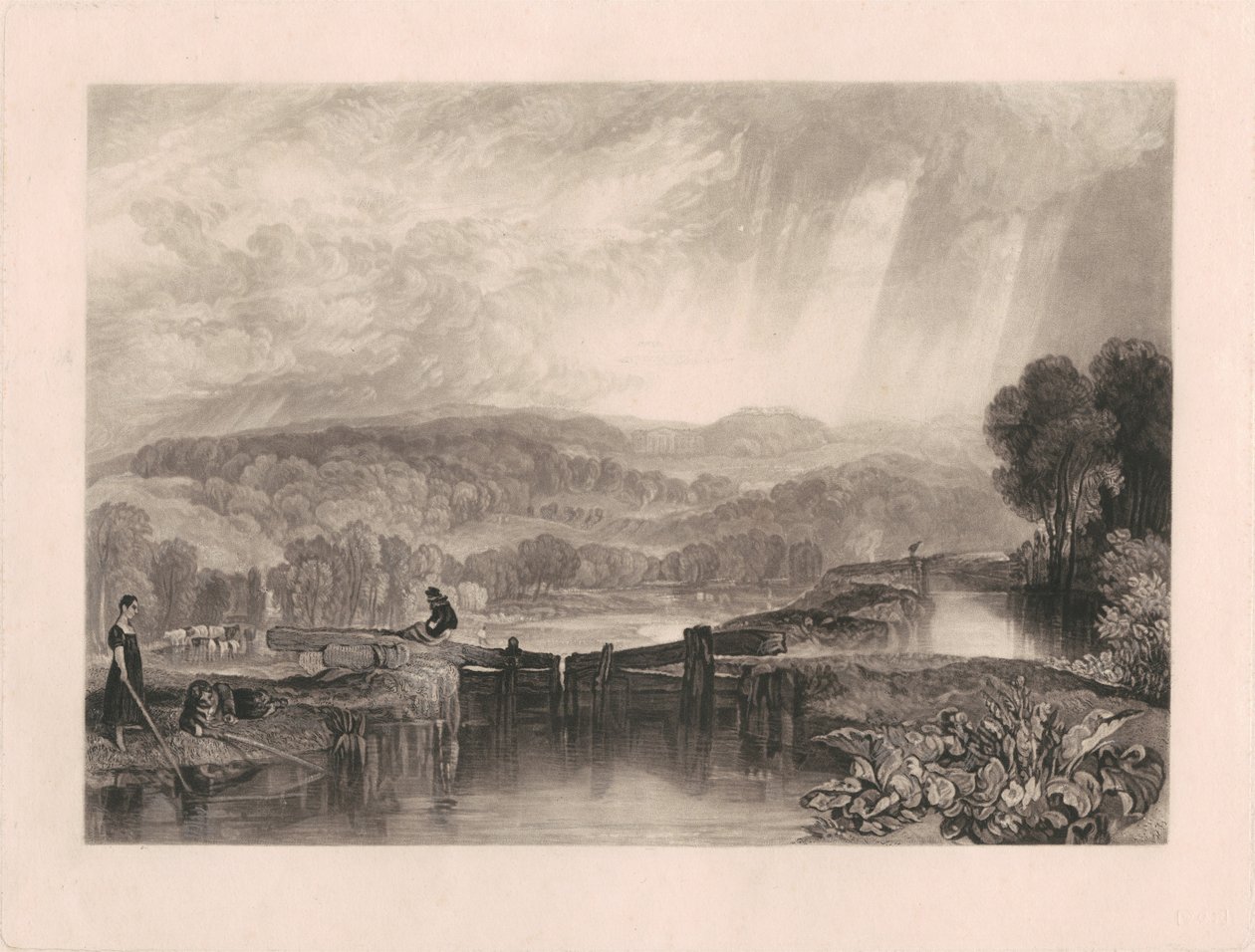 Mais Parque a partir de Rios de Inglaterra de Charles Turner