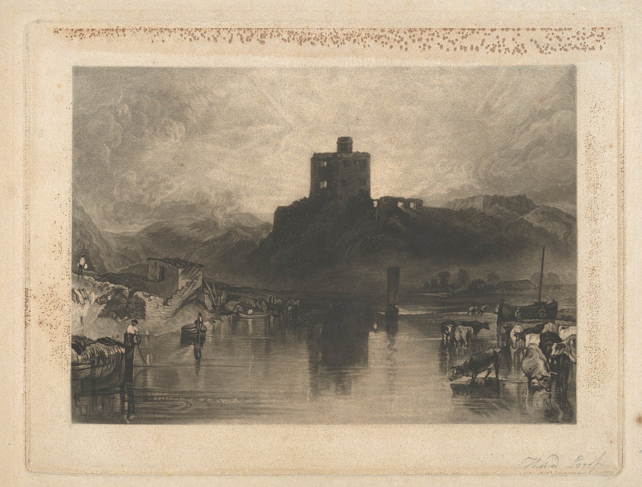 Castelo de Norham, no rio Tweed de Charles Turner