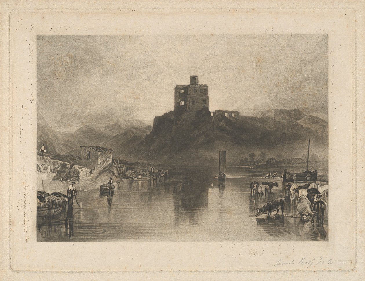 Castelo de Norham, no rio Tweed de Charles Turner