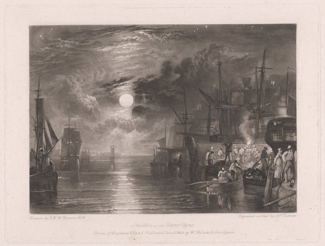 Escudos, no rio Tyne de Charles Turner