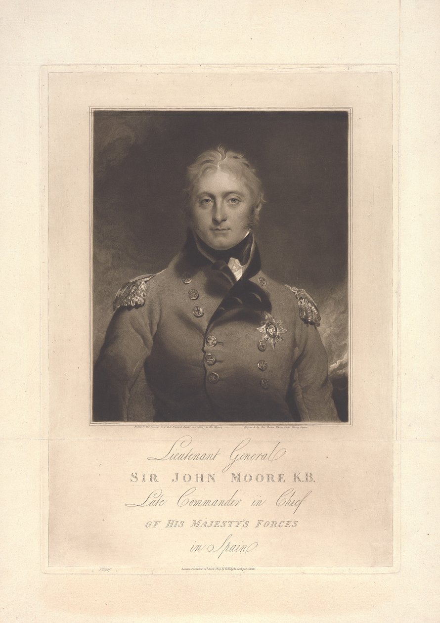 Sir John Moore de Charles Turner