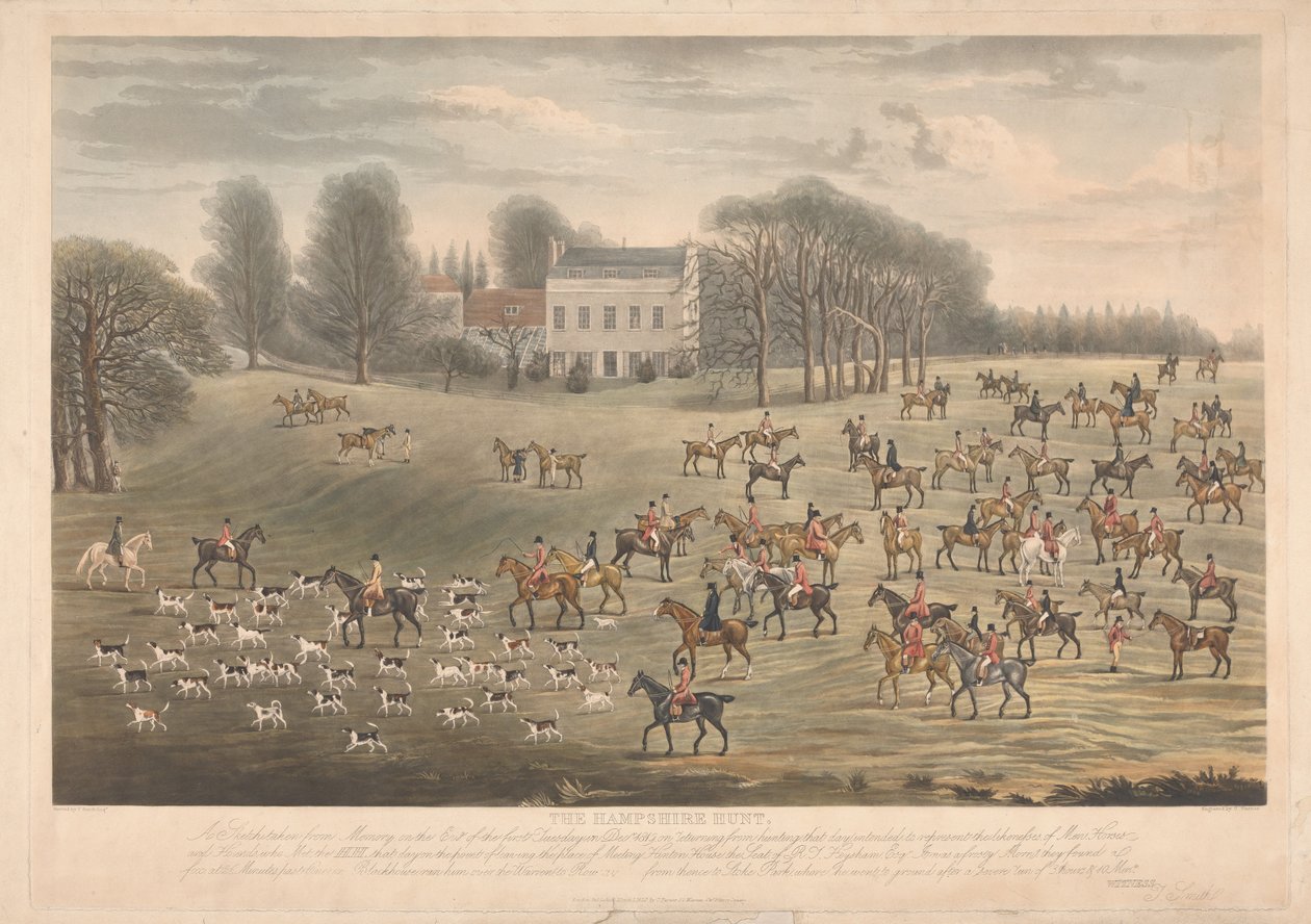 A Caçada de Hampshire de Charles Turner