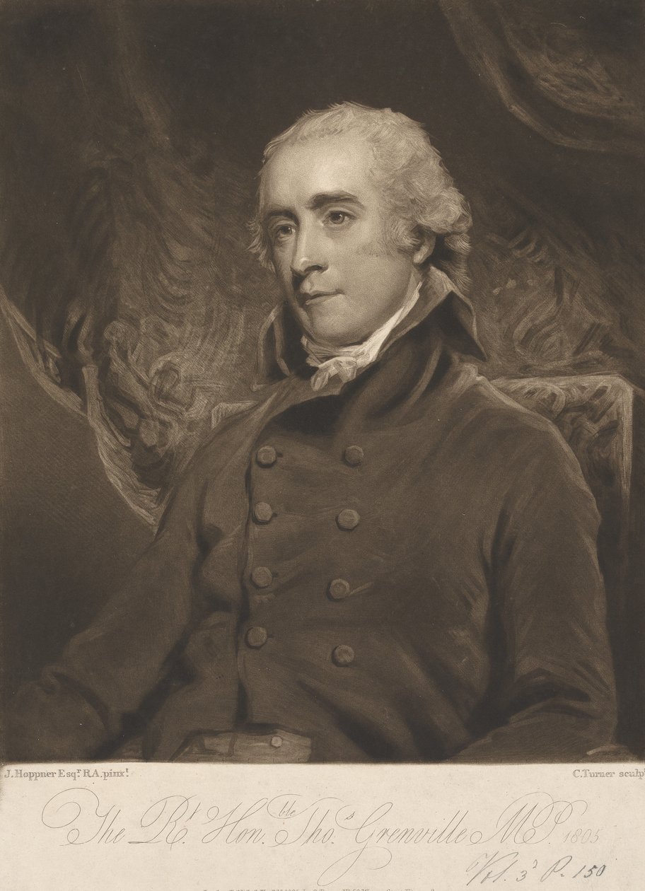 O Muito Honorável Thomas Grenville de Charles Turner