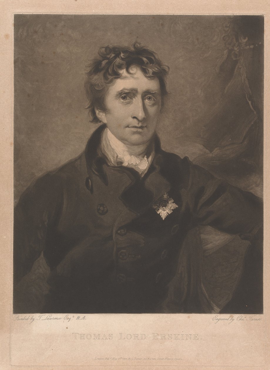 Thomas Erskine, 1.º Barão Erskine de Charles Turner