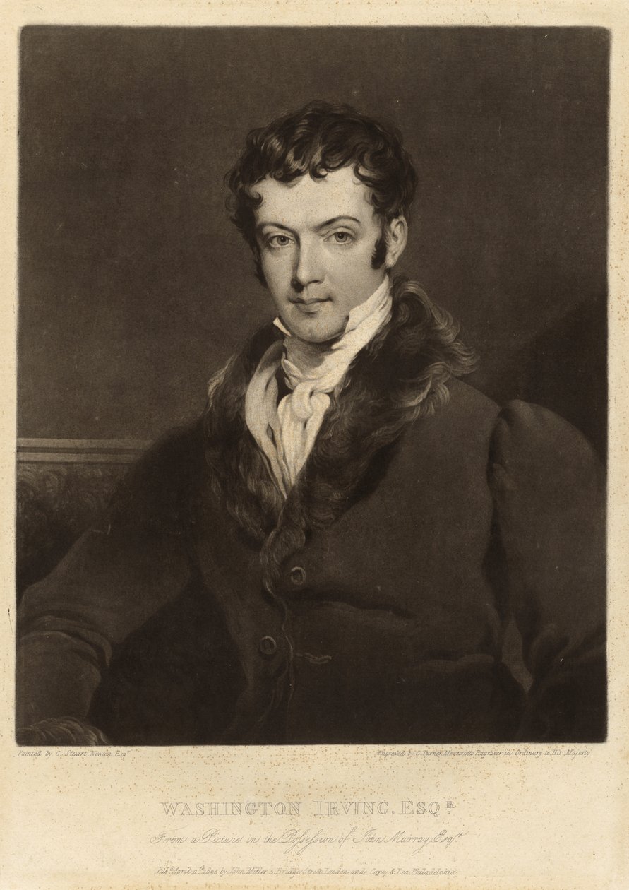 Washington Irving de Charles Turner