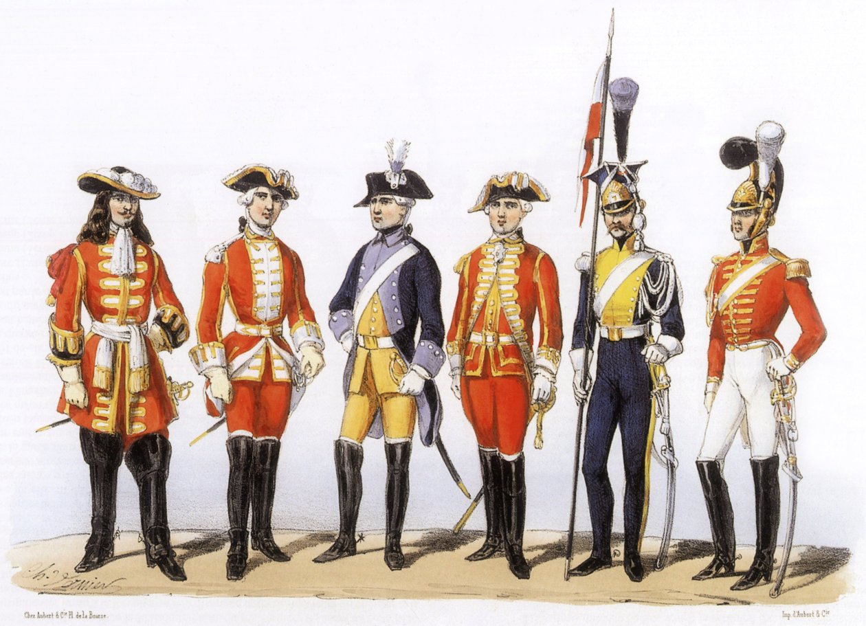 Uniformes do exército francês: Cavalos ligeiros de Charles Vernier