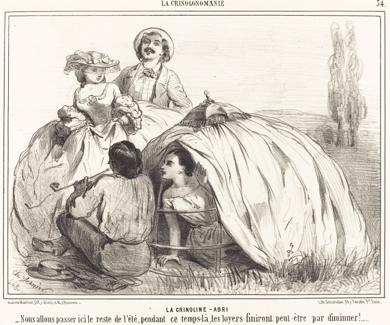 A Crinolina-Abri de Charles Vernier